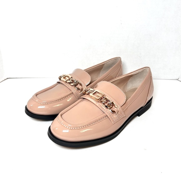 NEW Guess Women’s Pink Flats Faux Leather Loafers Shoe Size 6.5 - Picture 1 of 7